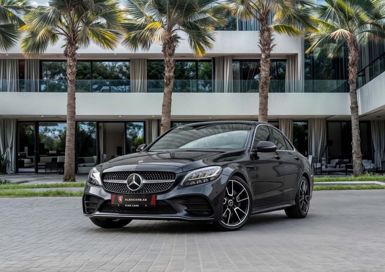مرسيدس بنز C 200 C 200 | 2,389 P.M | 0% Downpayment | AMG KIT | Pristine Condition!
