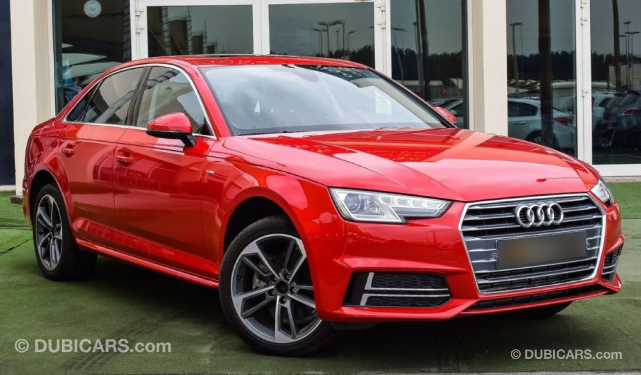 أودي A4 Audi A4 s-line tfsi ultra 2018 2.0L Turbo euro specs