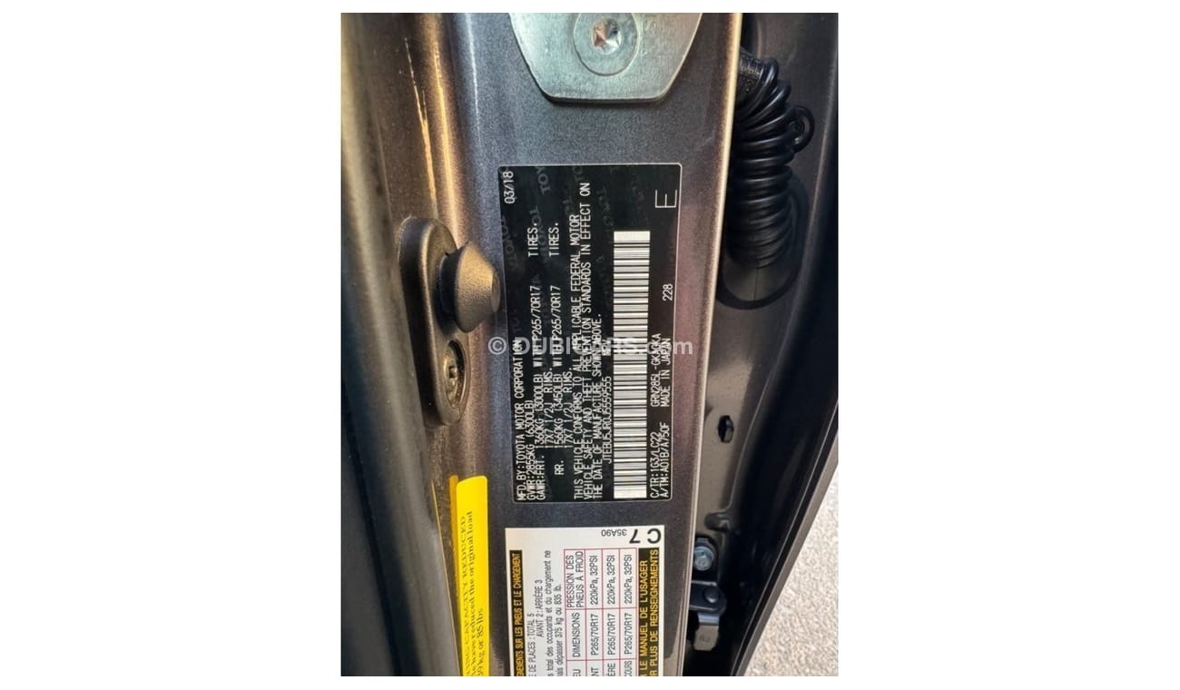 تويوتا Runner4 2018 TRD OFF ROAD EDITION SUNROOF 4x4 FULL OPTION 4.0L USA IMPORTED