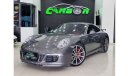 بورش 911 S CARRERA S 2013 GCC LOW MILEAGE ONLY 66K KM IMMACULATE CONDITION FULL SERVICE HISTORY FROM PORSCHE