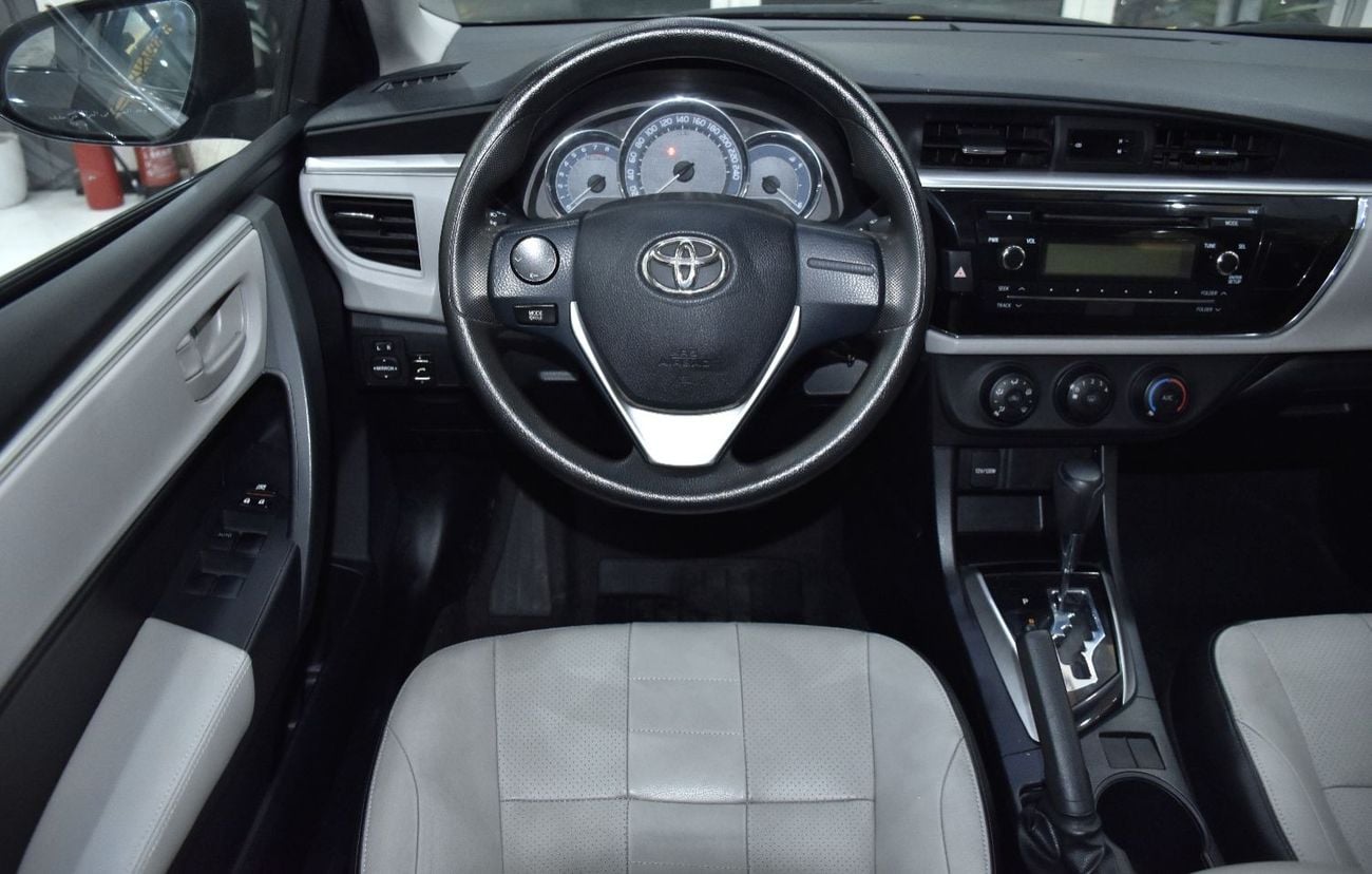 Toyota Corolla EXCELLENT DEAL for our Toyota Corolla 1.6L ( 2014 Model ) in Grey Color GCC Specs