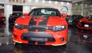 Dodge Charger Hellcat 2018, 6.2 V8 Supercharged HEMI, GCC, 0km with 3 Years or 100,000km Warranty