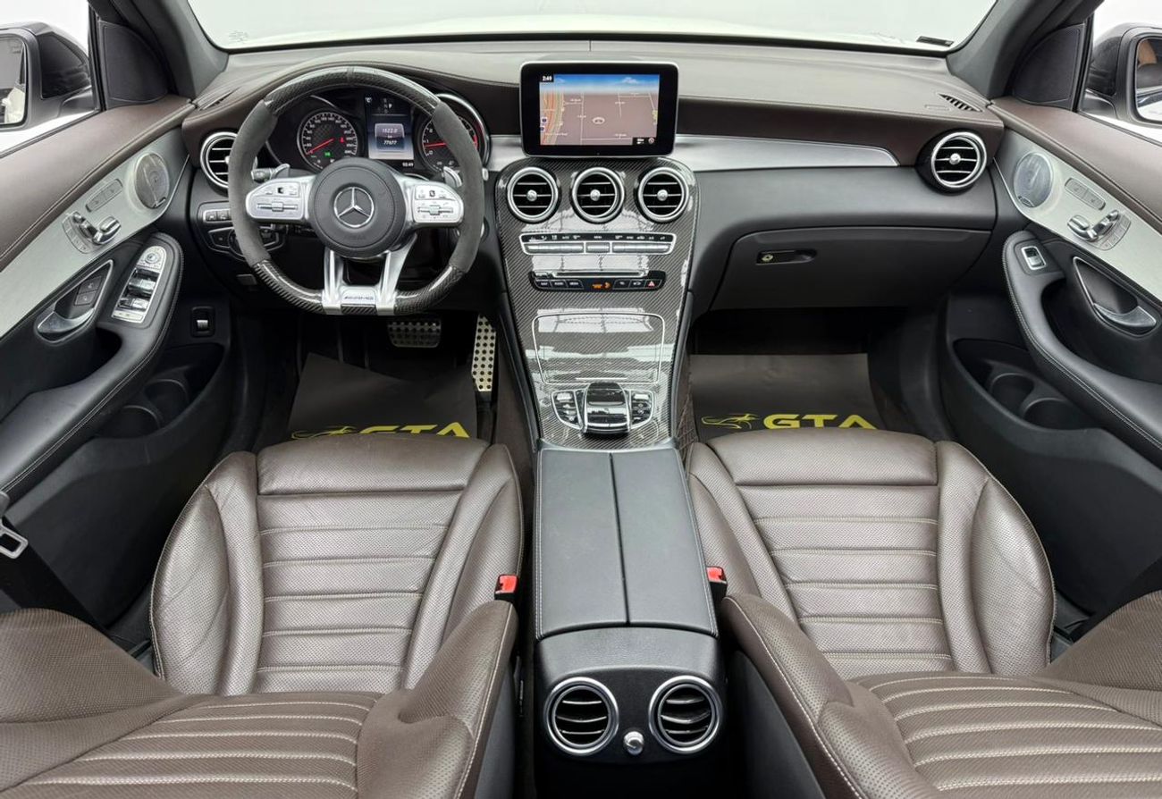 مرسيدس بنز GLC 43 AMG 4MATIC 3.0L (367 HP) 2017 Mercedes Benz GLC43 AMG 4MATIC+ Coupe, 2026 AAA Warranty, Excellent Condit