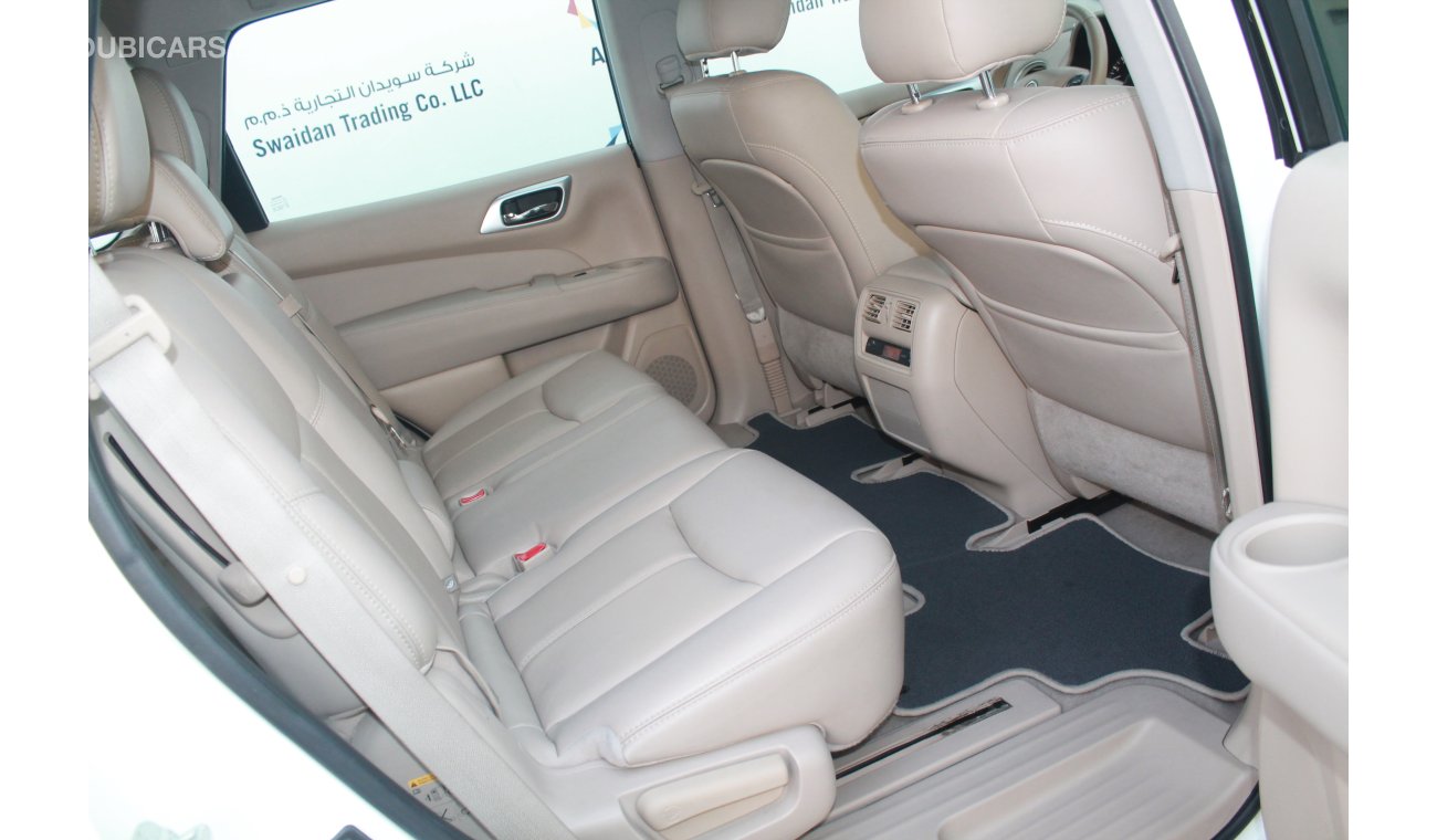 Nissan Pathfinder 3.5L SV V6 AWD 2015 GCC DEALER WARRANTY FREE REGISTRATION