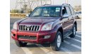 تويوتا برادو TOYOTA PRADO DIESEL ENGINE RIGHT HAND DRIVE  RED COLOUR FULL OPTION TOP OF THE RANGE