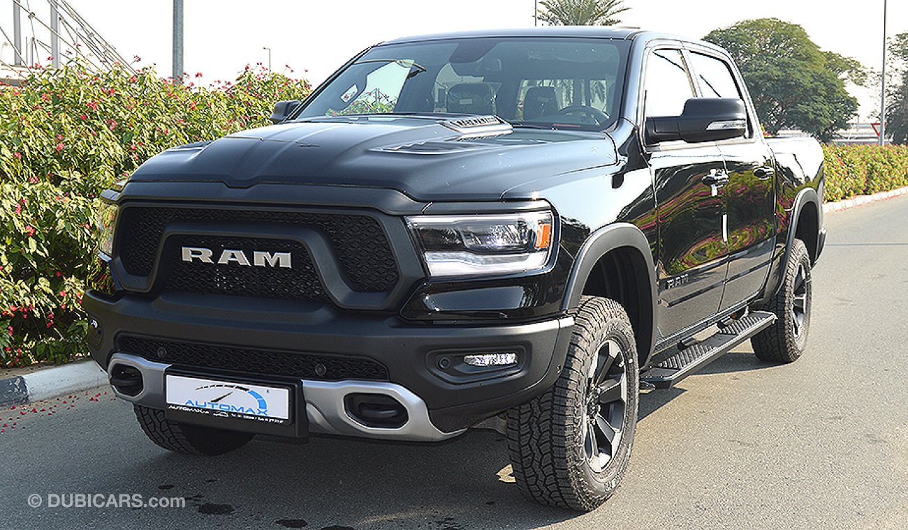 RAM 1500 2019 REBEL 1500 HEMI, 5.7L V8 GCC, 4X4, 0km with 3 Years or 100,000km Warranty