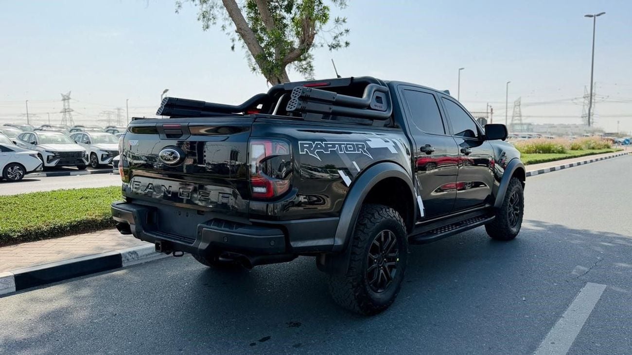 Ford Ranger Raptor 2024| 3.0L PETROL | AT | RHD | HEAVY SPORTS BAR | ROOF MOUNTED LED LIGHTS | ELECTRIC SEATS | BOOT SH