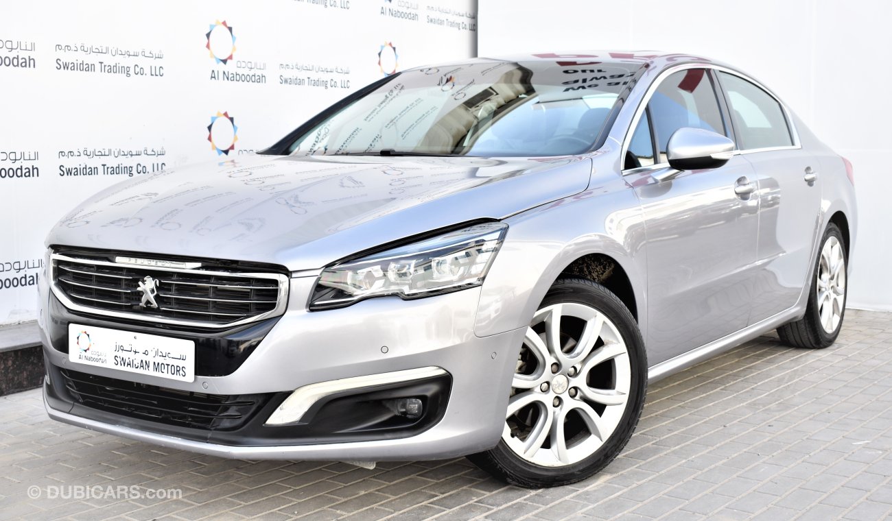 Peugeot 508 1.6L ALLURE TURBO 2017 GCC SPECS