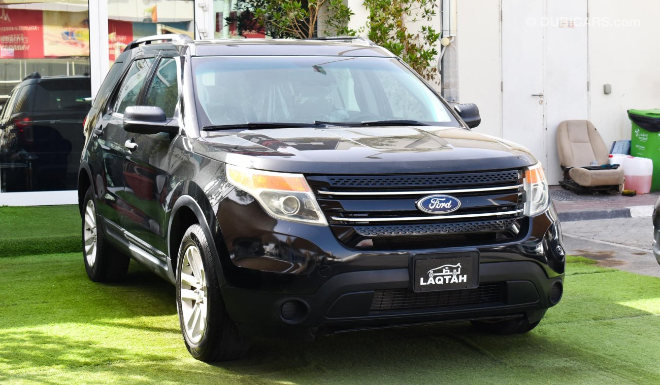 Ford Explorer Gulf paint agency, 2014 model, cruise control, wheels in excellent condition