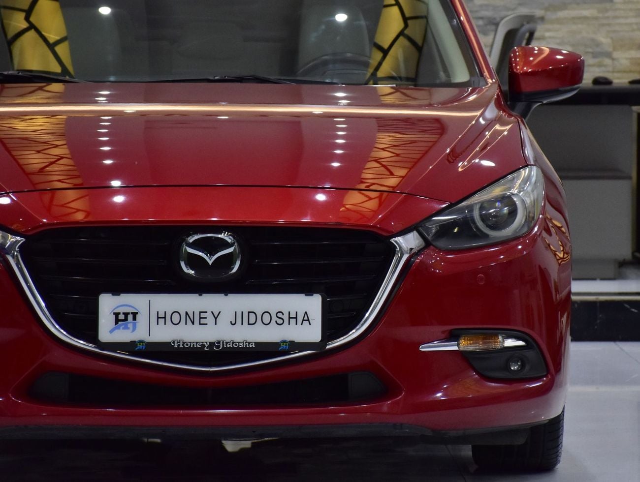 Mazda 3 EXCELLENT DEAL for our Mazda 3 ( 2017 Model ) in Red Color GCC Specs