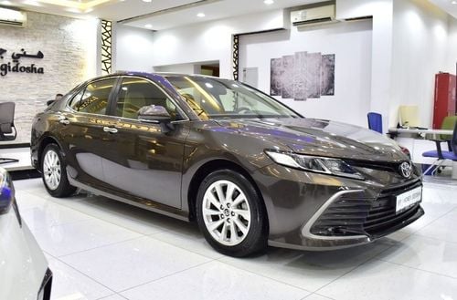 Toyota Camry EXCELLENT DEAL for our Toyota Camry SE ( 2023 Model ) in Brown Color GCC Specs