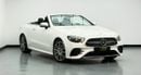مرسيدس بنز E 450 STD 2021 Mercedes-Benz E450 Cabriolet, 1 Year Unlimited Km Warranty, Excellent Condition