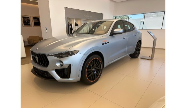 Maserati Levante SPECIAL LIMITED EDITION F-Tributo 2023, 1 of 100 Gray/Light blue paint and orange accents, FULL OPTI