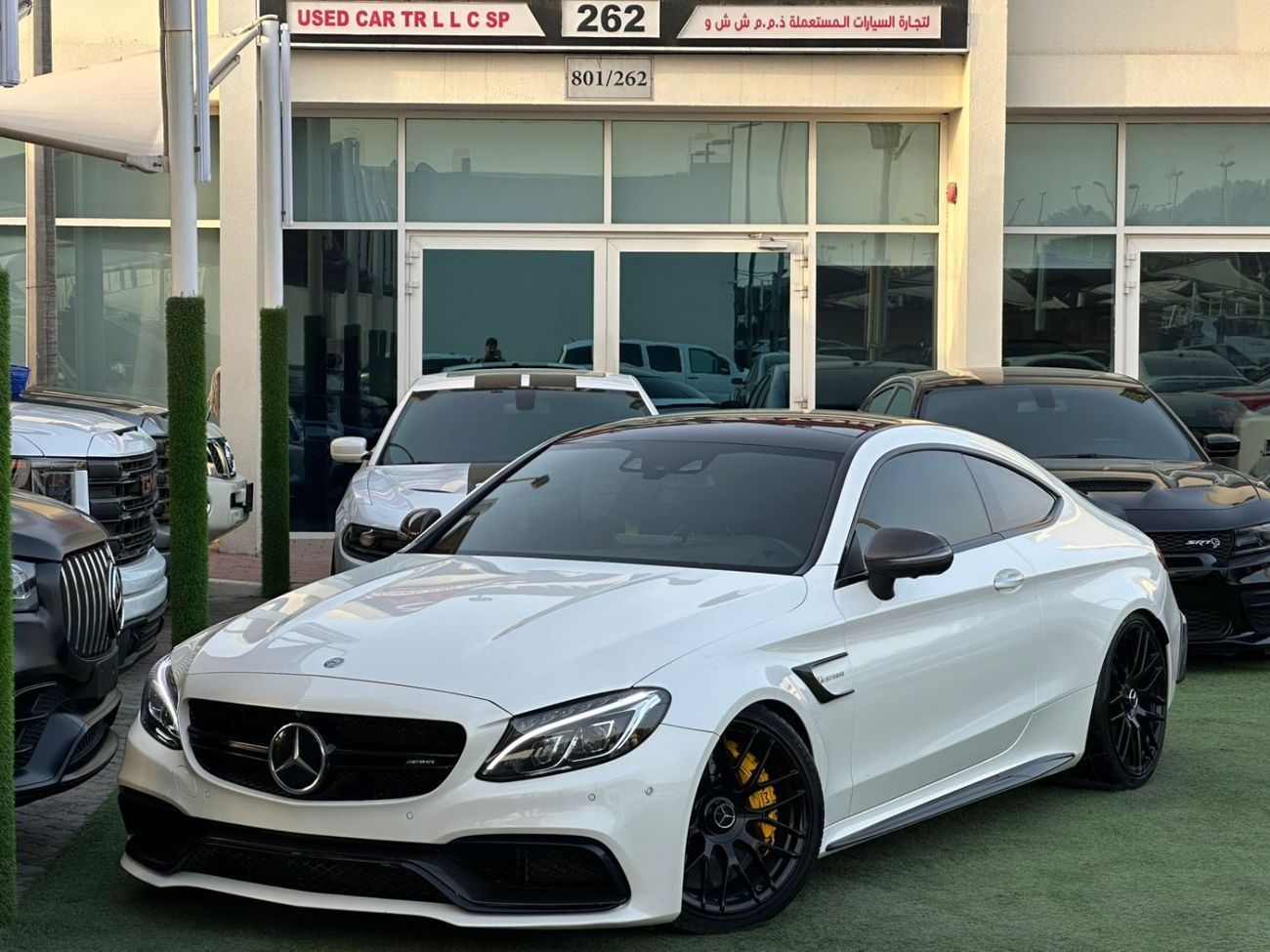 Mercedes-Benz C 36 AMG MERCEDES BENZ AMG C63S 2017 GCC FULL OPTION ORIGINAL PAINT PERFECT CONDITION