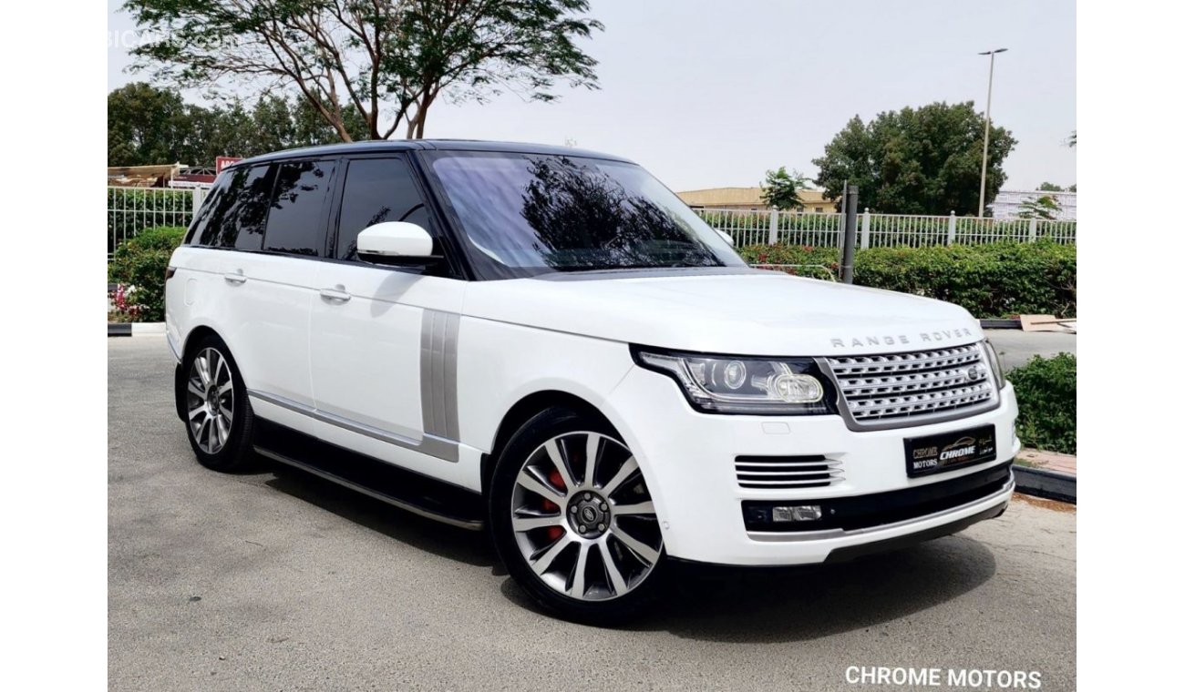 لاند روفر رانج روفر فوج إس إي سوبرتشارج 2014 LAND ROVER RANGE ROVER VOGUE SE- V8 SUPERCHARGE GCC SPEC 4 WHEEL DRIVE SUPER EXCELLENT CONDITIO