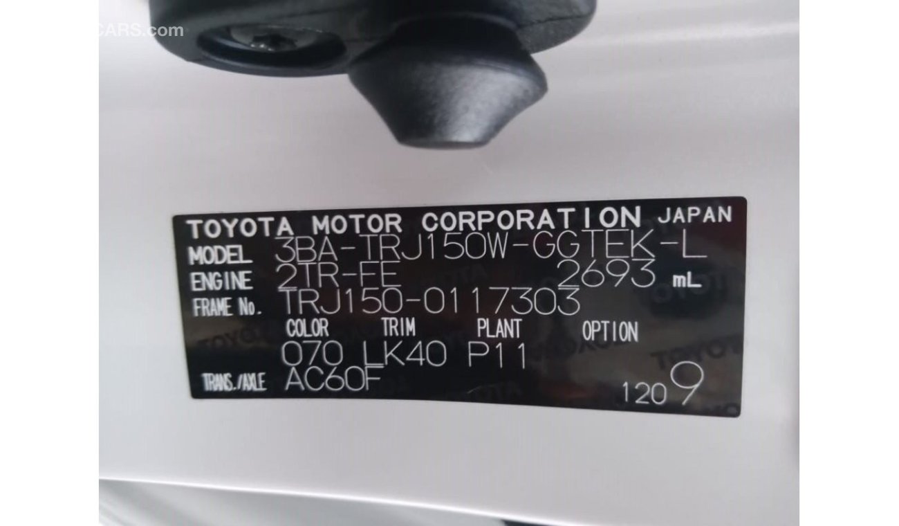 تويوتا برادو TOYOTA LAND CRUISER PRADO RIGHT HAND DRIVE (PM965)