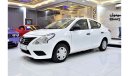 نيسان صني EXCELLENT DEAL for our Nissan Sunny ( 2018 Model ) in White Color GCC Specs