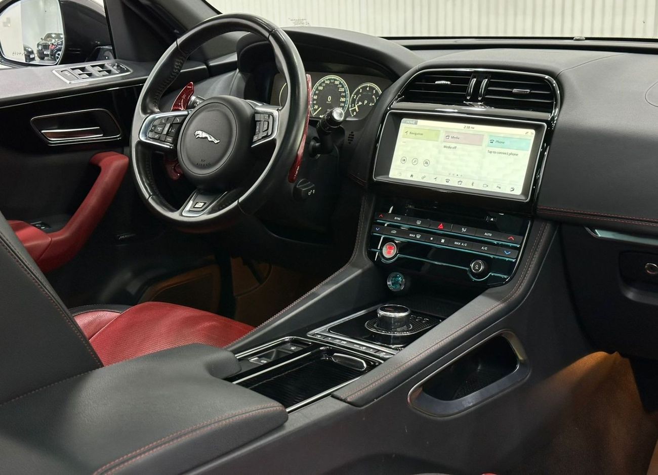 Jaguar F Pace 2017 Jaguar F-Pace S, Warranty, Full Jaguar Service History, Low Kms, GCC Specs