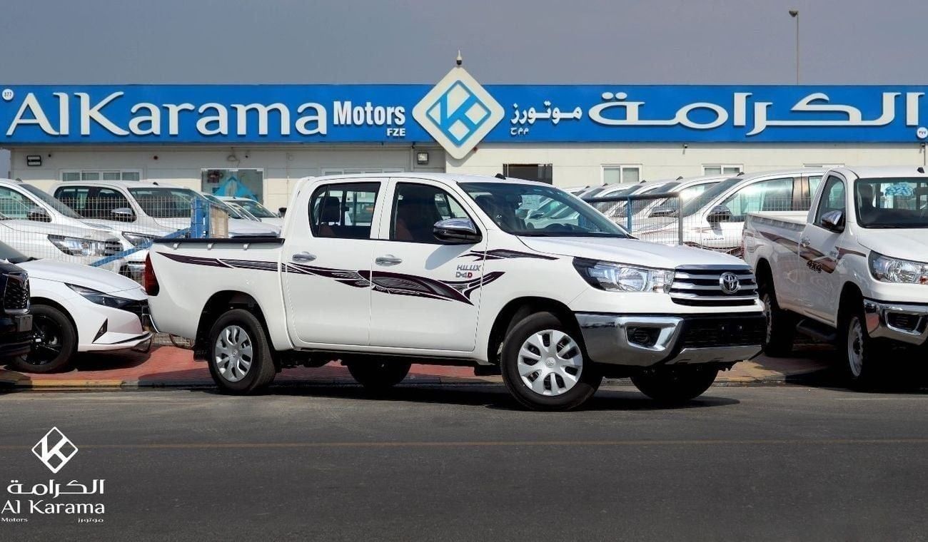 Toyota Hilux GL 2.4L Double Cab Utility D-4D | Manual Transmission | Bed Liner | 6 Seater | GCC Specs | Zero KM