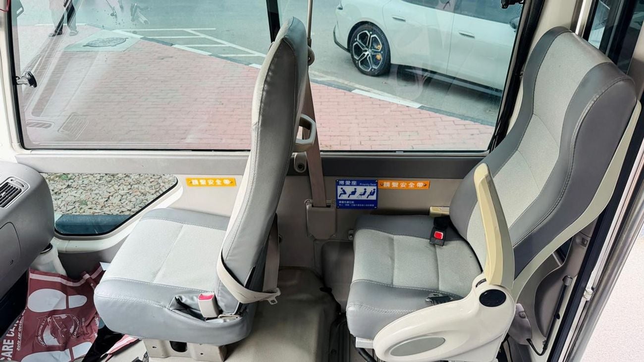 Toyota Coaster Fully luxury seats fully covered by cameras