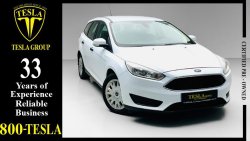 فورد فوكاس / EcoBoost / GCC / 2018 / DEALER WARRANTY VALID UNTIL 30/10/2023 / FSH / ONLY 374 DHS P.M..