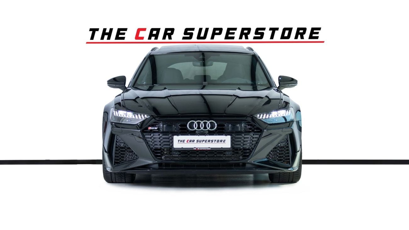 Audi RS6 Special Order-Premium Metallic Paint-Black on Black-Fastest Exclusive Estate