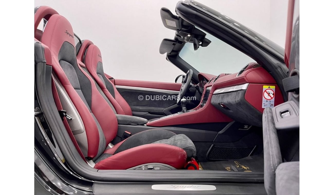 Porsche 718 Spyder 2020 Porsche 718 Spyder, Porsche Warranty Till 2025, Low Kms, GCC Specs