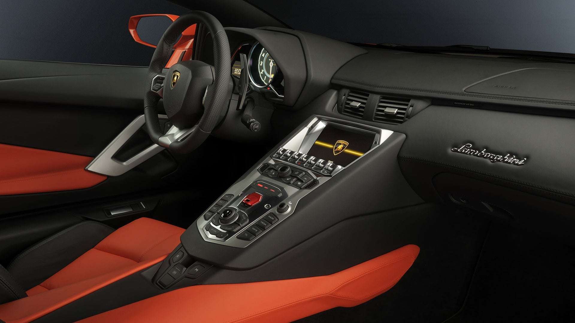 Lamborghini Aventador interior - Cockpit