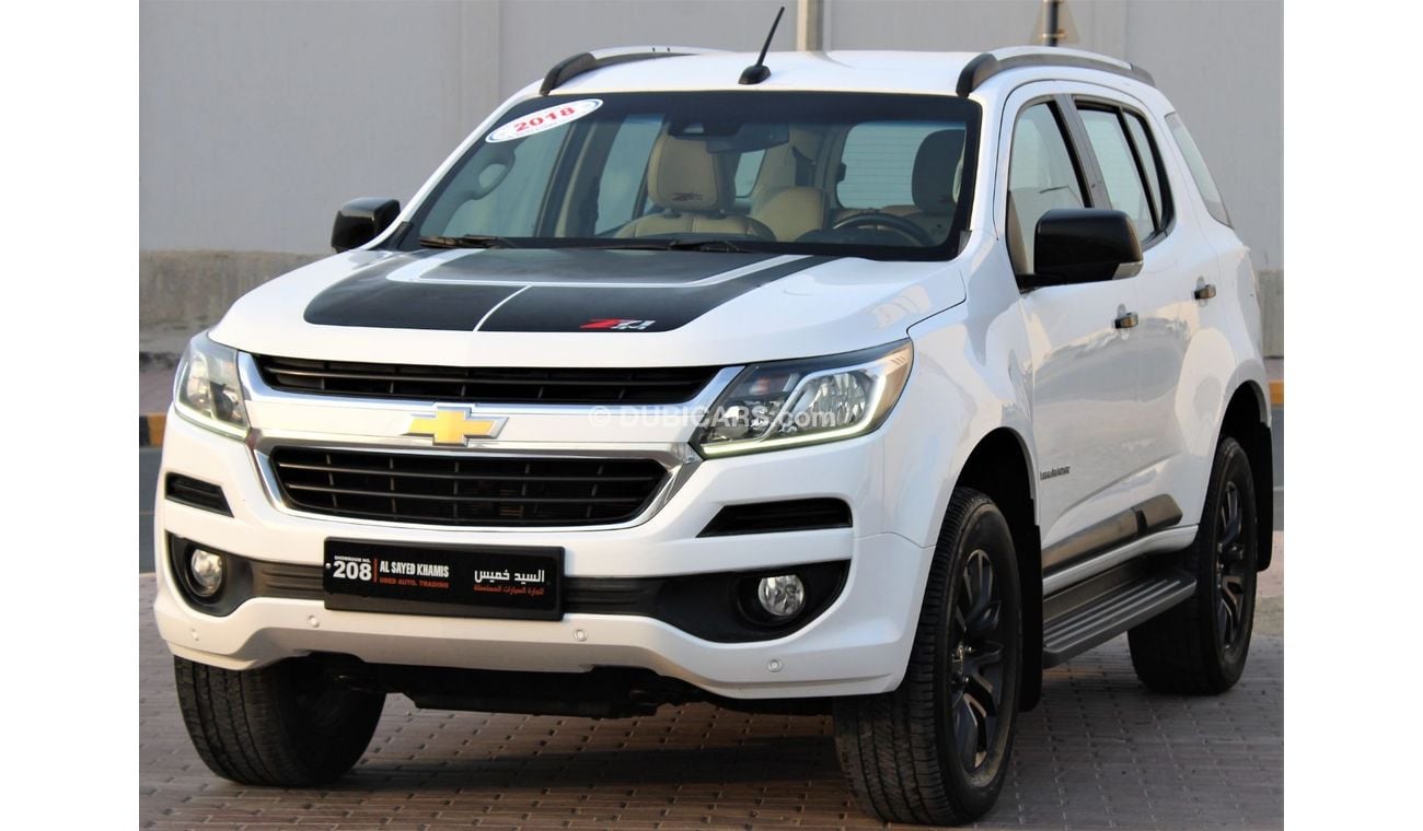 شيفروليه تريلبلازر شيفروليه تريل بليزر 2018 خليجي بحالة ممتازة بدون صبغ بدون حوادث نظيفه جدا من الداخل والخارج