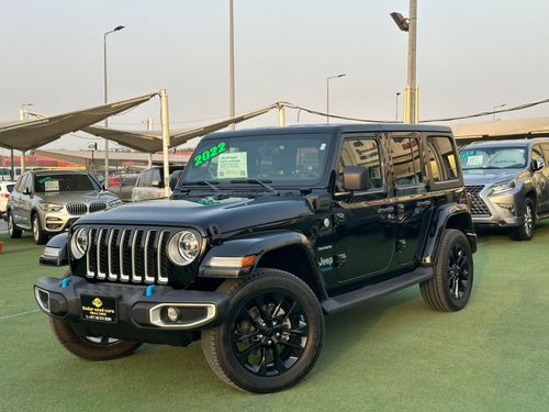 جيب رانجلر Jeep Wrangler Sahara 4xe Unlimited 2022  -Cash Or 2,008 Monthly Excellent Condition -