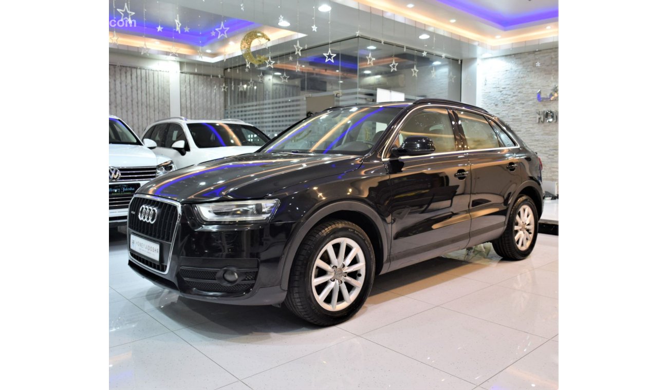 أودي Q3 EXCELLENT DEAL for our AUDI Q3 ( 2.0T Quattro ) 2013 Model!! in Black Color! GCC Specs