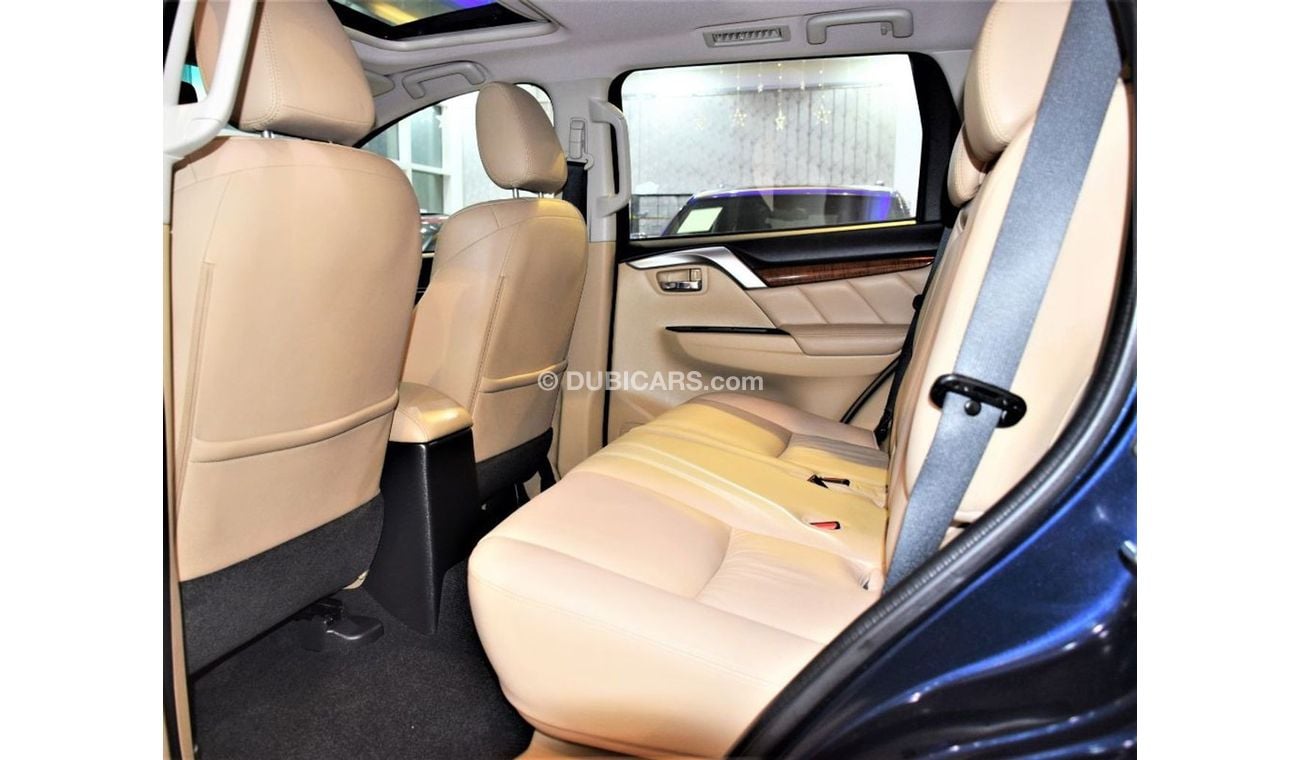 Mitsubishi Montero ORIGINAL PAINT!! ( صبغ وكاله ) AMAZING Mitsubishi Montero Sport 2016 Model!! in Dark Blue Color! GCC