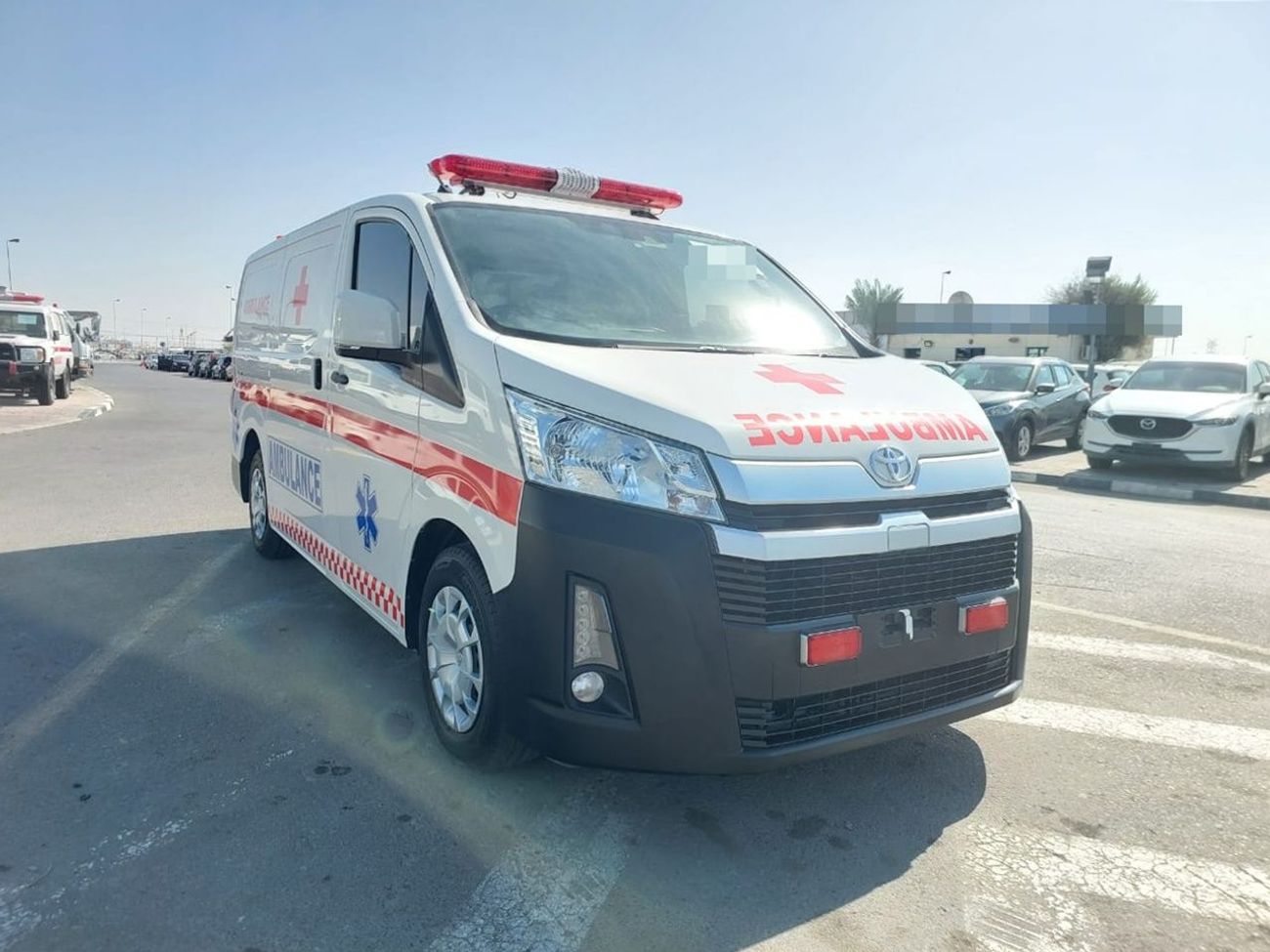 Toyota Hiace TOYOTA HIACE VAN AMBULANCE RHD 2019 MODEL 2.8 L DIESEL AUTOMATIC(PM03504)