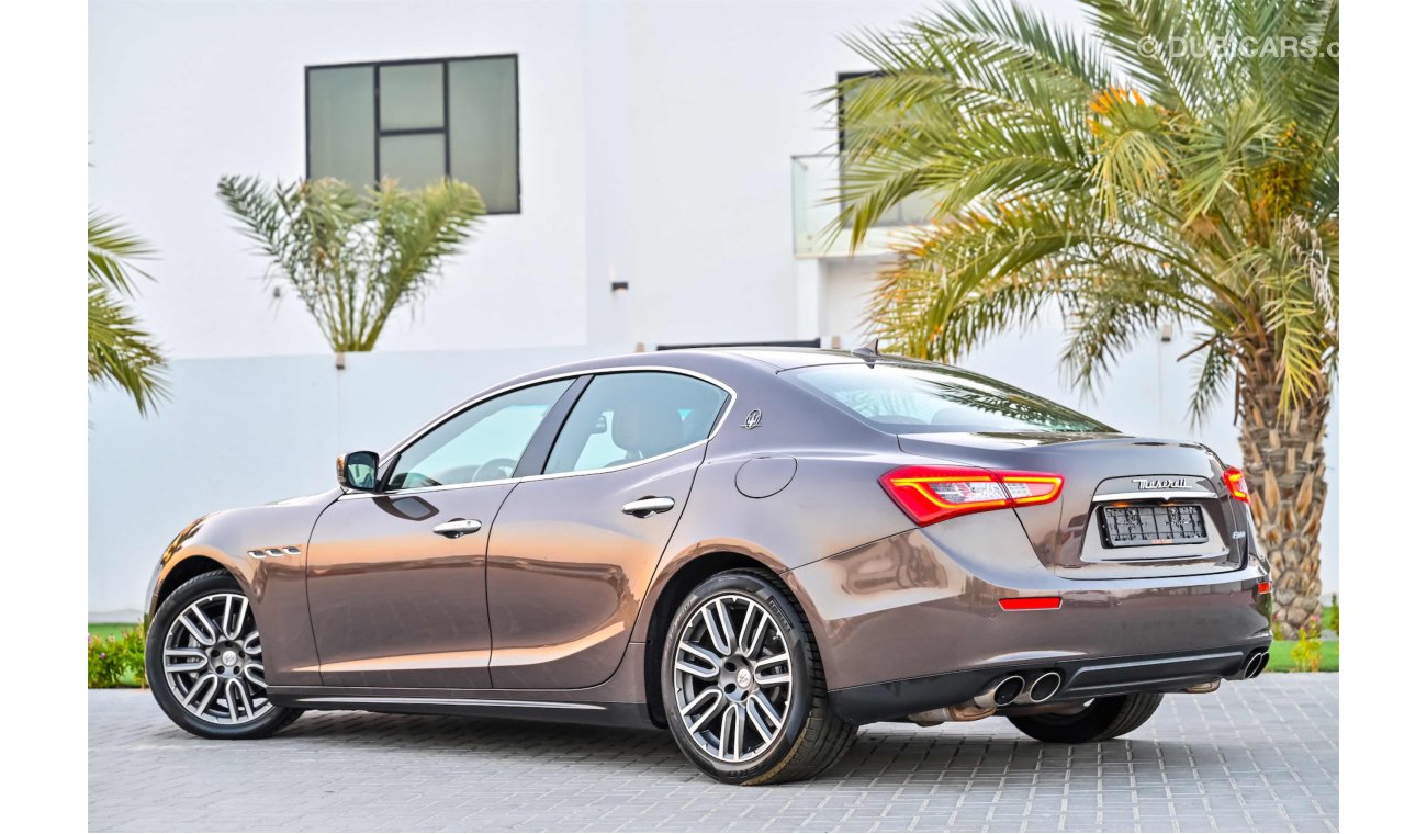 Maserati Ghibli | AED 2,428 Per Month | 0% DP | Low Mileage | Exceptional Condition