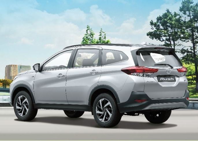 Toyota Rush exterior - Rear Right Angled