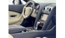 Bentley Continental GT 2016 Bentley Continental GT Speed, Full bentley Service History, Warranty, GCC