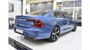 Volvo S90 EXCELLENT DEAL for our Volvo S90 T6 R- Design AWD ( 2018 Model ) in Blue Color GCC Specs