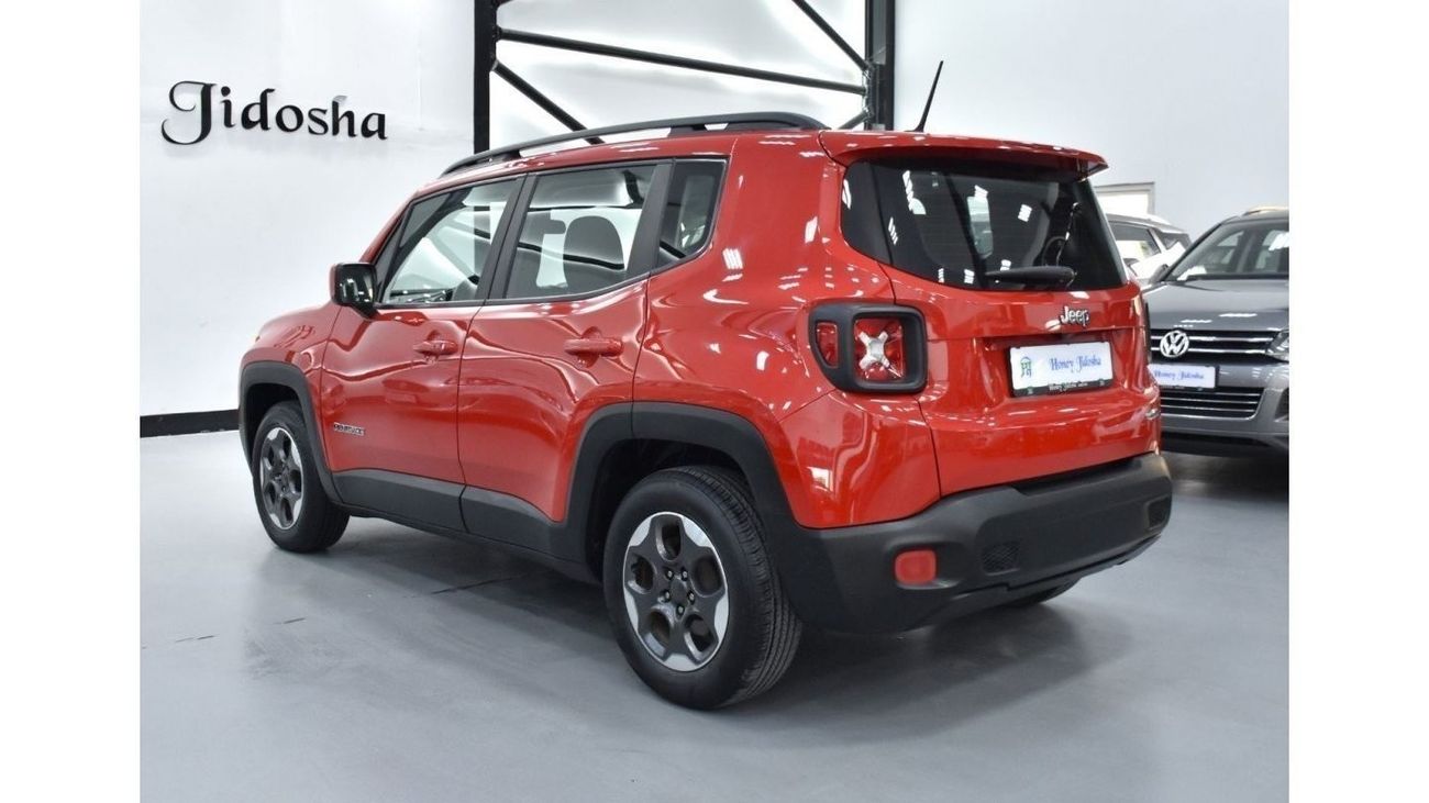 Jeep Renegade EXCELLENT DEAL for our Jeep Renegade Longitude ( 2017 Model ) in Red Color GCC Specs
