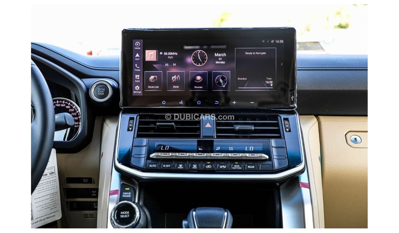 تويوتا لاند كروزر 2022 Toyota LC300 3.3L L3 | Sunroof + Alloy Wheels + Full Wide Center Screen + 20" Wheels