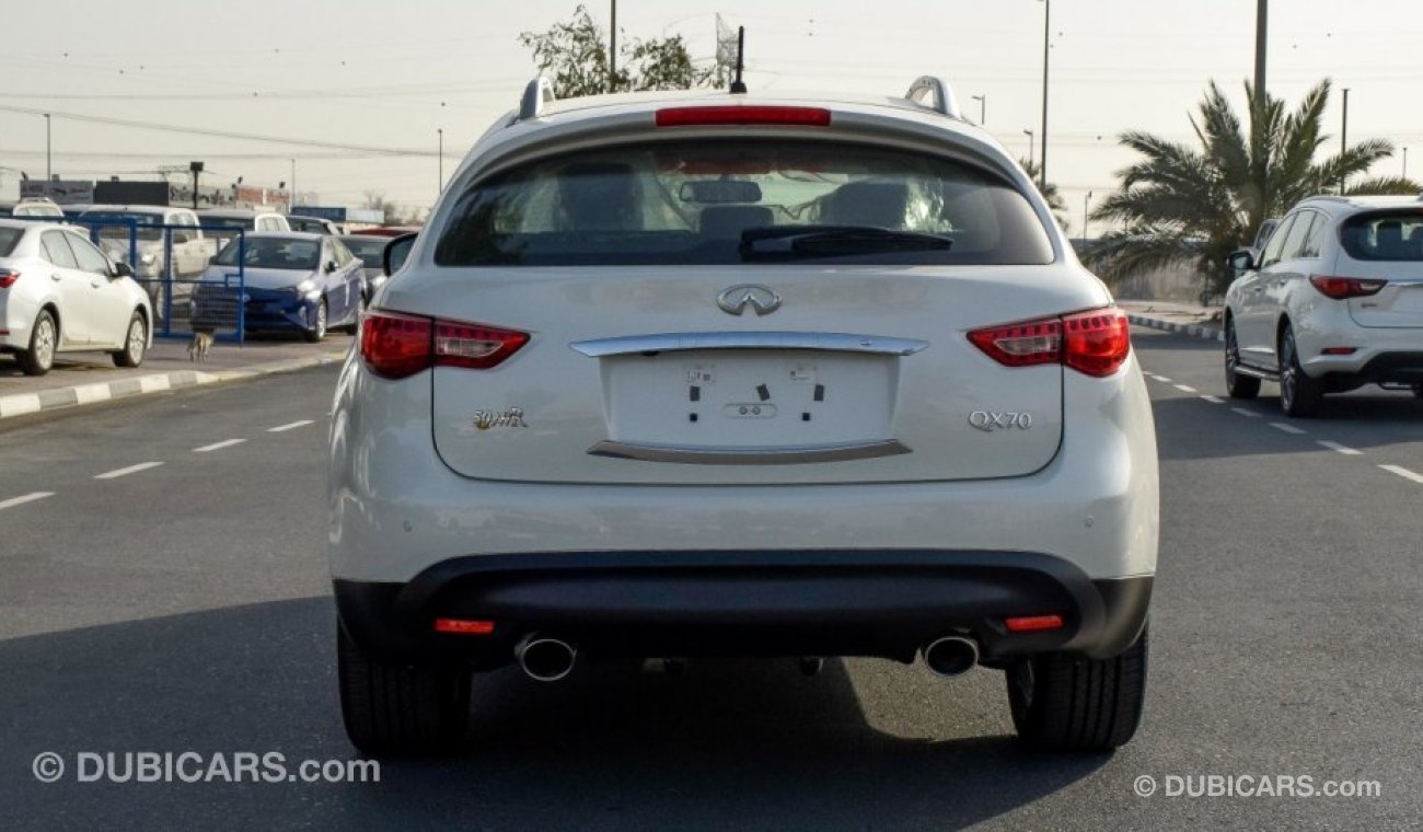 إنفينيتي QX70 Excellence 3.7L - V6 - with Warranty from Agency - GCC Specs - Zero KM