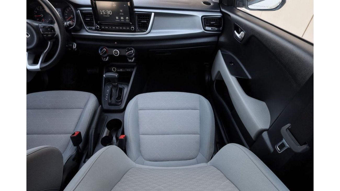 كيا ريو Kia Rio 2021 GCC under Agency Warranty with Flexible Down-Payment/ Flood Free.