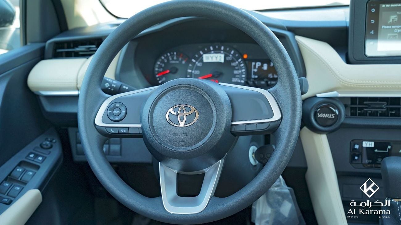 Toyota Yaris Y | 1.3L - 4-Cylinder | GCC Specs | Climate Control | Alloy Wheels | Rear Camera | NEW