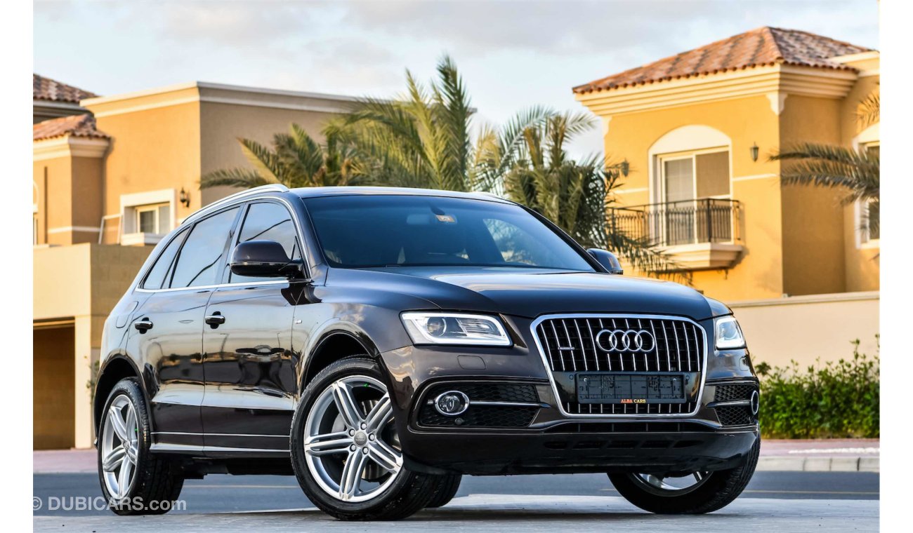 Audi Q5 45 TFSI Quattro S-Line - Agency Warranty! Superb Condition! GCC - AED 2,330 per month - 0% D.P