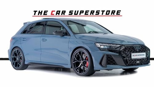 Audi RS3 TFSI quattro 2.5L Sportback Al Nabooda warranty Service Contract-Carbon RS Bucket Seats-Special Colo