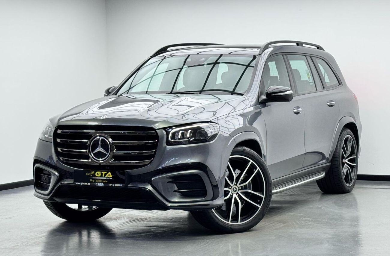 مرسيدس بنز GLS 450 4MATIC 2024 Mercedes Benz GLS450 AMG 4MATIC, 2028 BMW Warranty + Service Pack, Full Options, 7 Seate