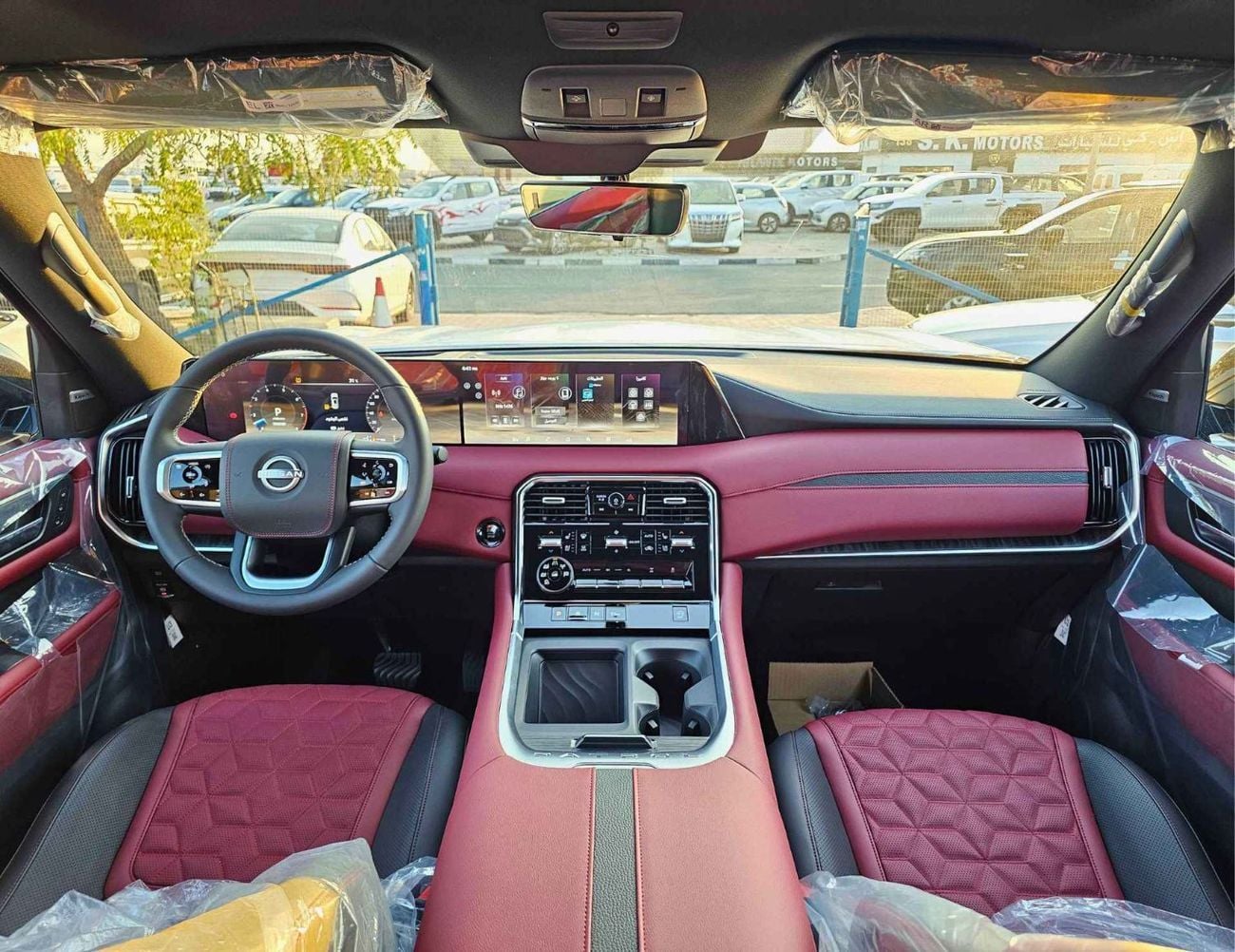 Nissan Patrol SE PLATINUM /3.8L V6 /LEATHER WITH PWR SEATS/PANORAMIC ROOF/360*CAMERA/F/OPTION (CODE#SE PLATINUM)