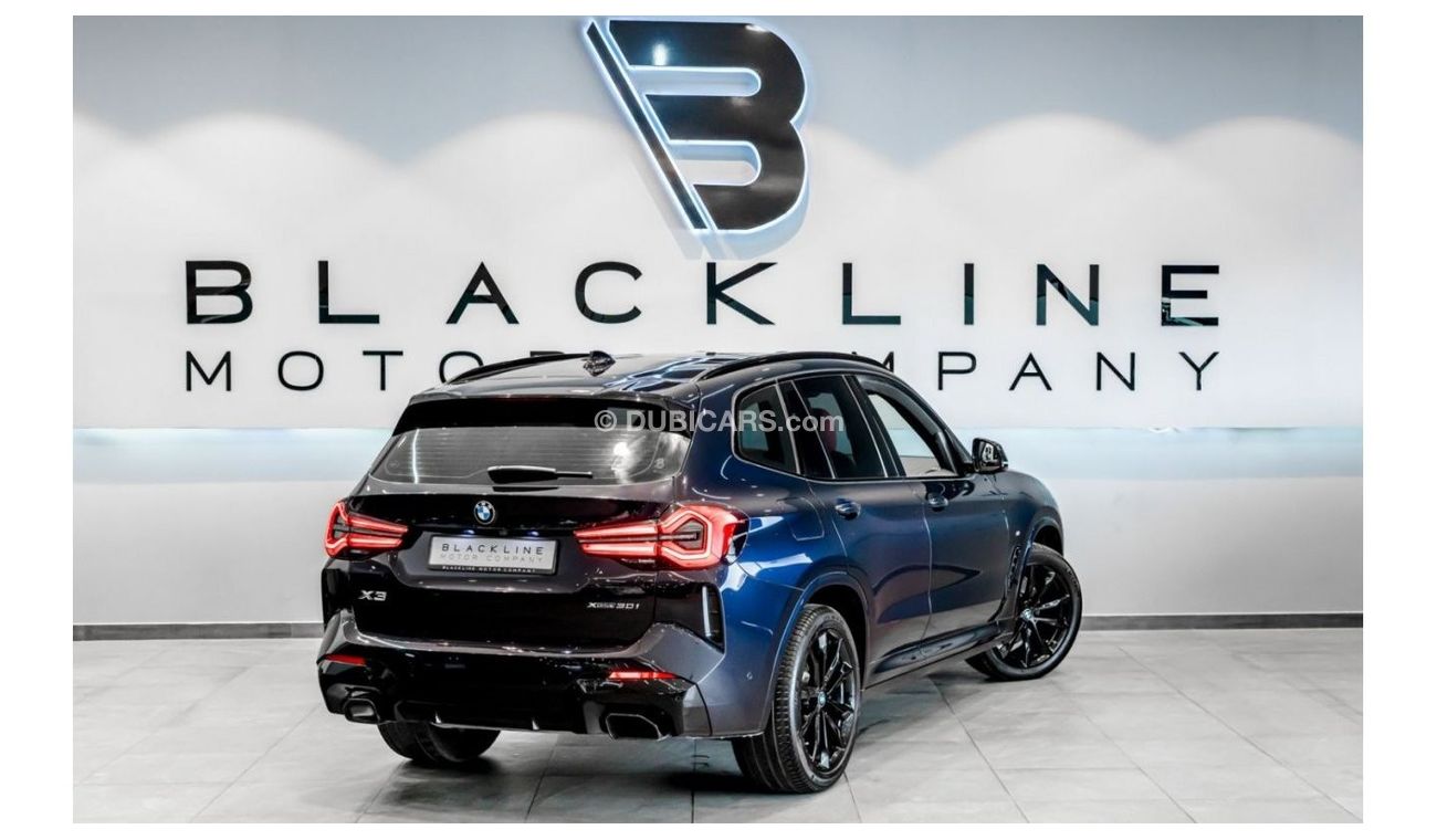 BMW X3 xDrive 30i 2022 BMW X3 xDrive30i M Sport, 2027 BMW Warranty + Service Contract, Full BMW Service His