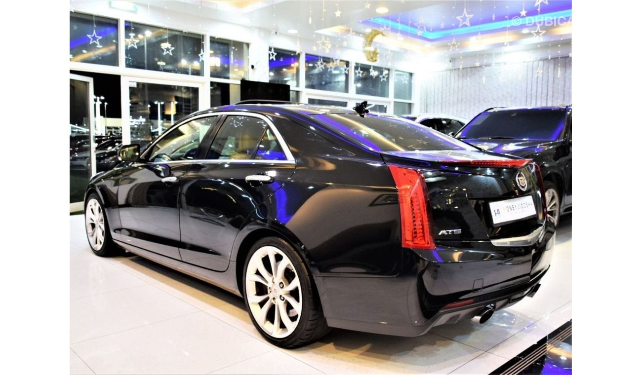 كاديلاك ATS ONLY 59000 KM!! Cadillac ATS 2013 Model! in Black Color! GCC Specs