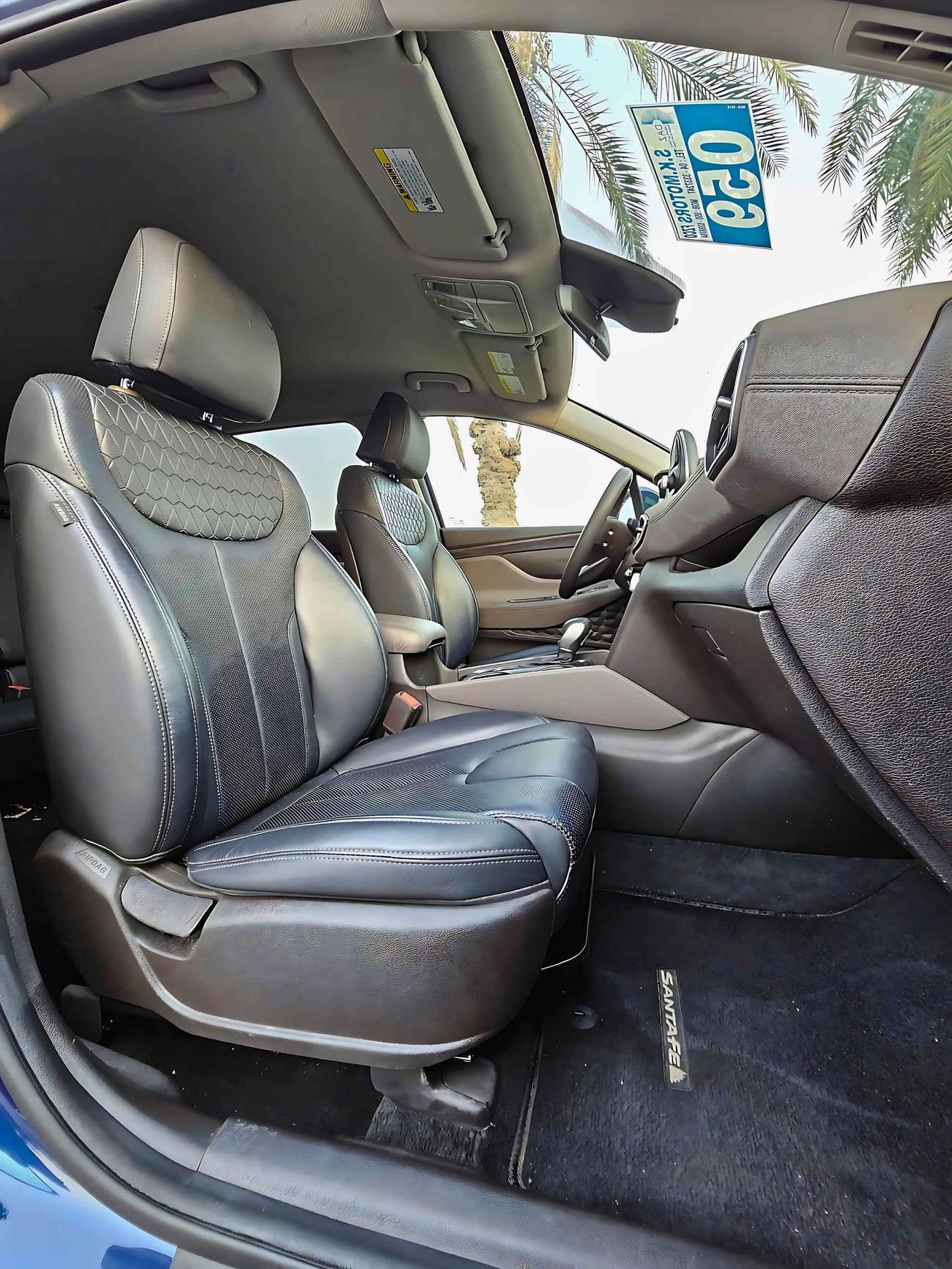 هيونداي سانتا في SE/ RADAR/ LANE ASSIST/ LEATHER SEATS/ DVD CAMERA/ EXPORT ONLY / LOT# 35098