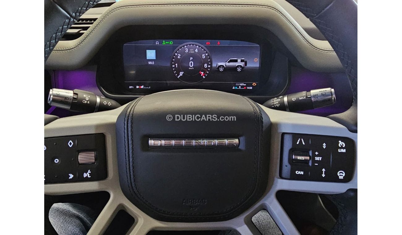 Land Rover Defender P400 90 X-Dynamic HSE Defender 90 X-Dynamic P400 /V6 / 2021 /3 Year warranty and service contract